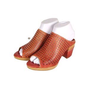Spring Step By L'artiste Women’s Patience EU36 US 5,5 Red Leather Mule Sandals